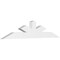 Ekena Millwork Saratoga Architectural Grade PVC Gable Bracket, 84"W x 17 1/2"H x 4"D x 6"F, 5/12 Pitch GBP084X18X0406SAR00 - alternate 1